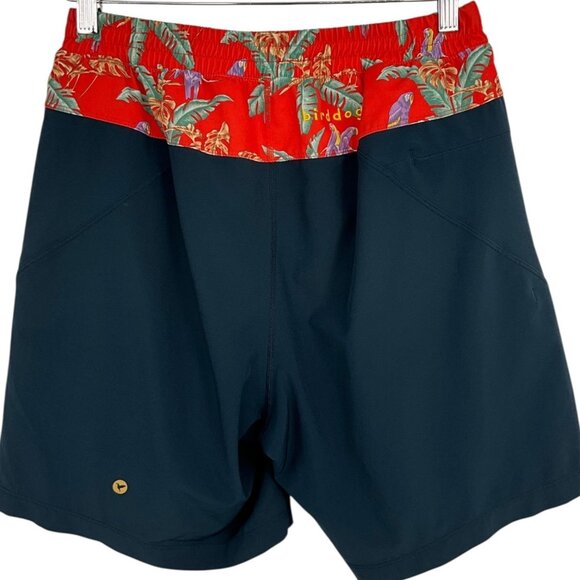 Birddogs Tomas Cruz Lined Classic Shorts Navy Parrot 7" Inseam Size Medium M - Picture 4 of 7